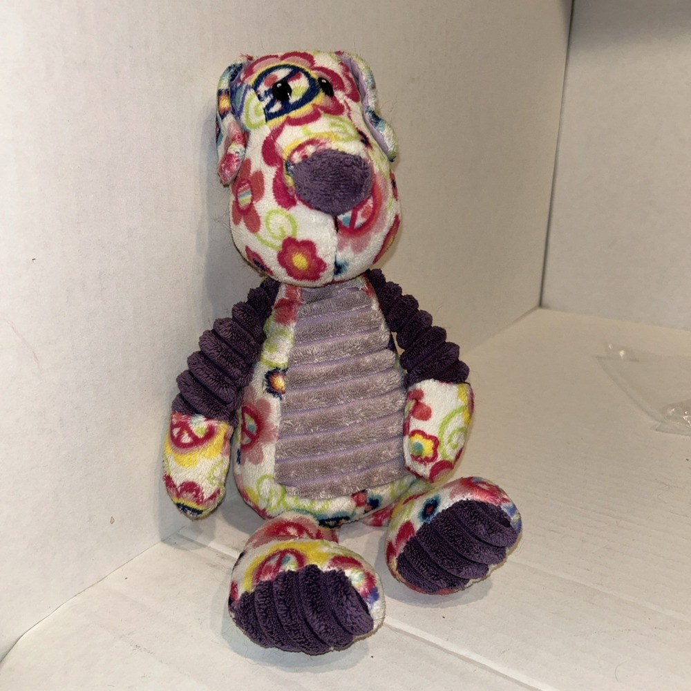 Douglas‎ Toys Fuzzles Casey Peace Dog Plush Stuffed Animal P4